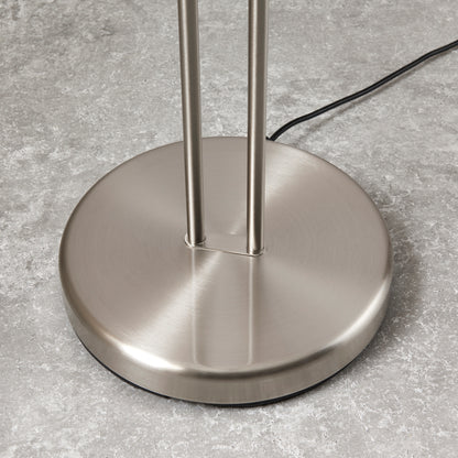 Monaco Mother & Child Floor Lamp Satin Chrome