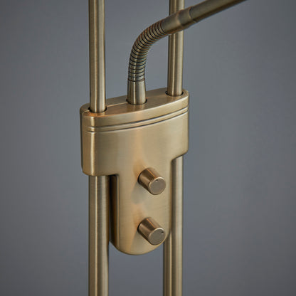 Rome Mother & Child Floor Lamp Antique Brass