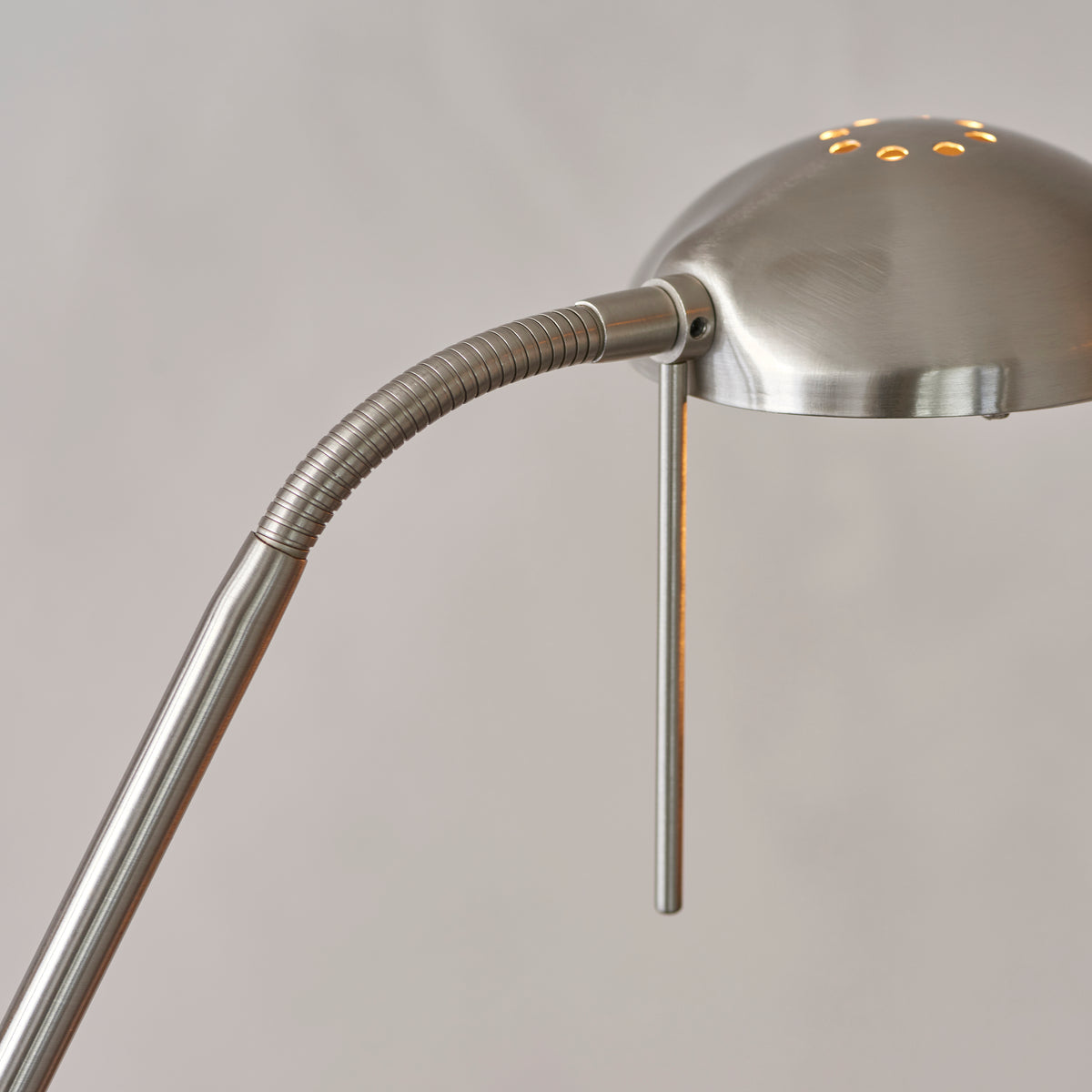 Rome Mother & Child Satin Chrome Floor Lamp
