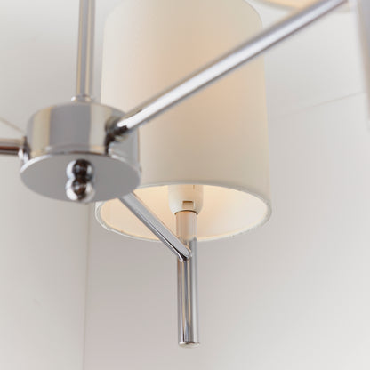 Brio 3 Light Semi Flush Chrome