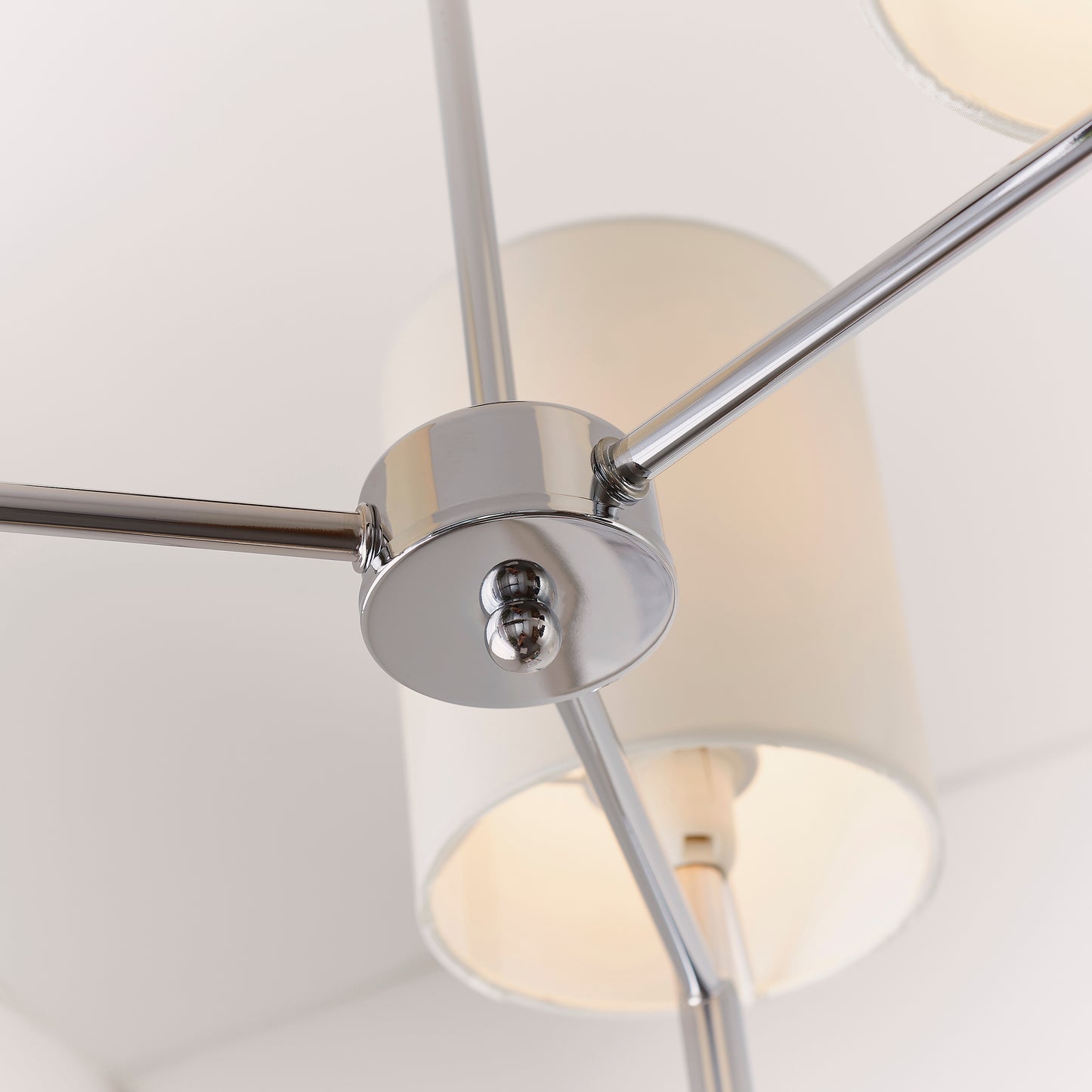 Brio 3 Light Semi Flush Chrome