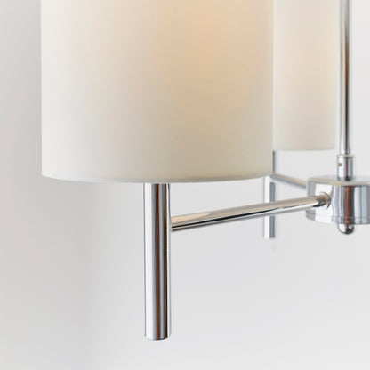 Brio 3 Light Semi Flush Chrome