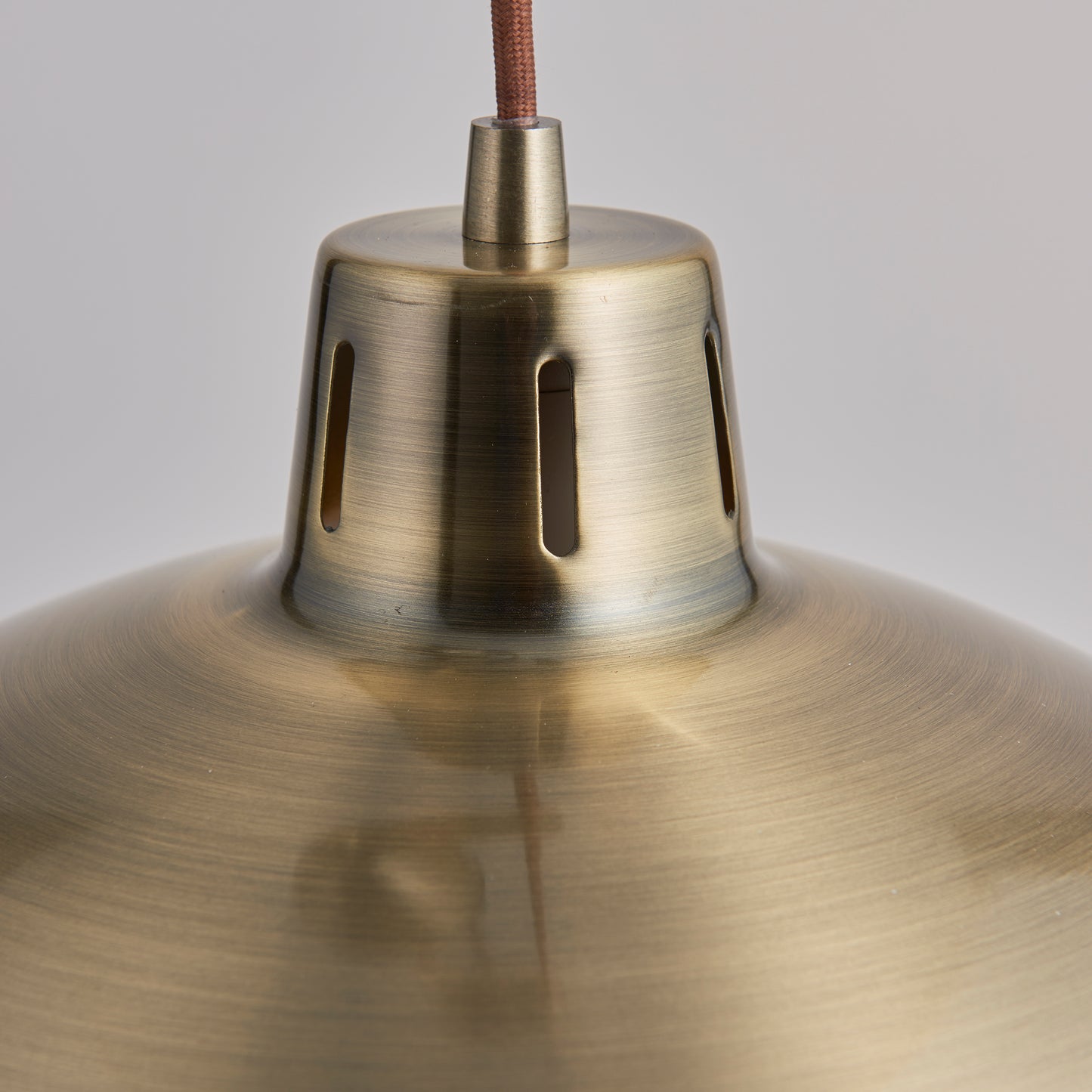 Polka Rise & Fall Pendant Antique Brass