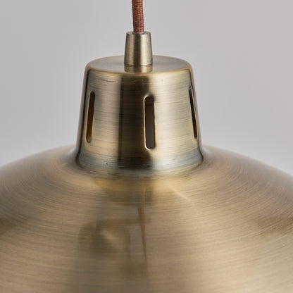 Polka Rise & Fall Pendant Antique Brass