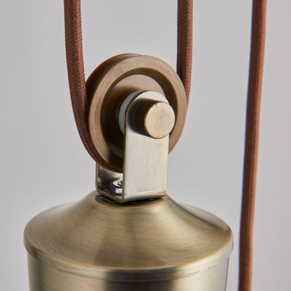 Polka Rise & Fall Pendant Antique Brass
