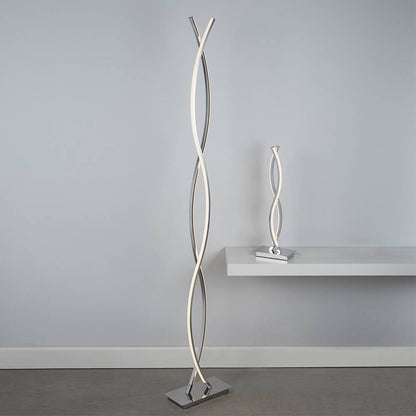 Platt Polished Chrome LED Floor Lamp
