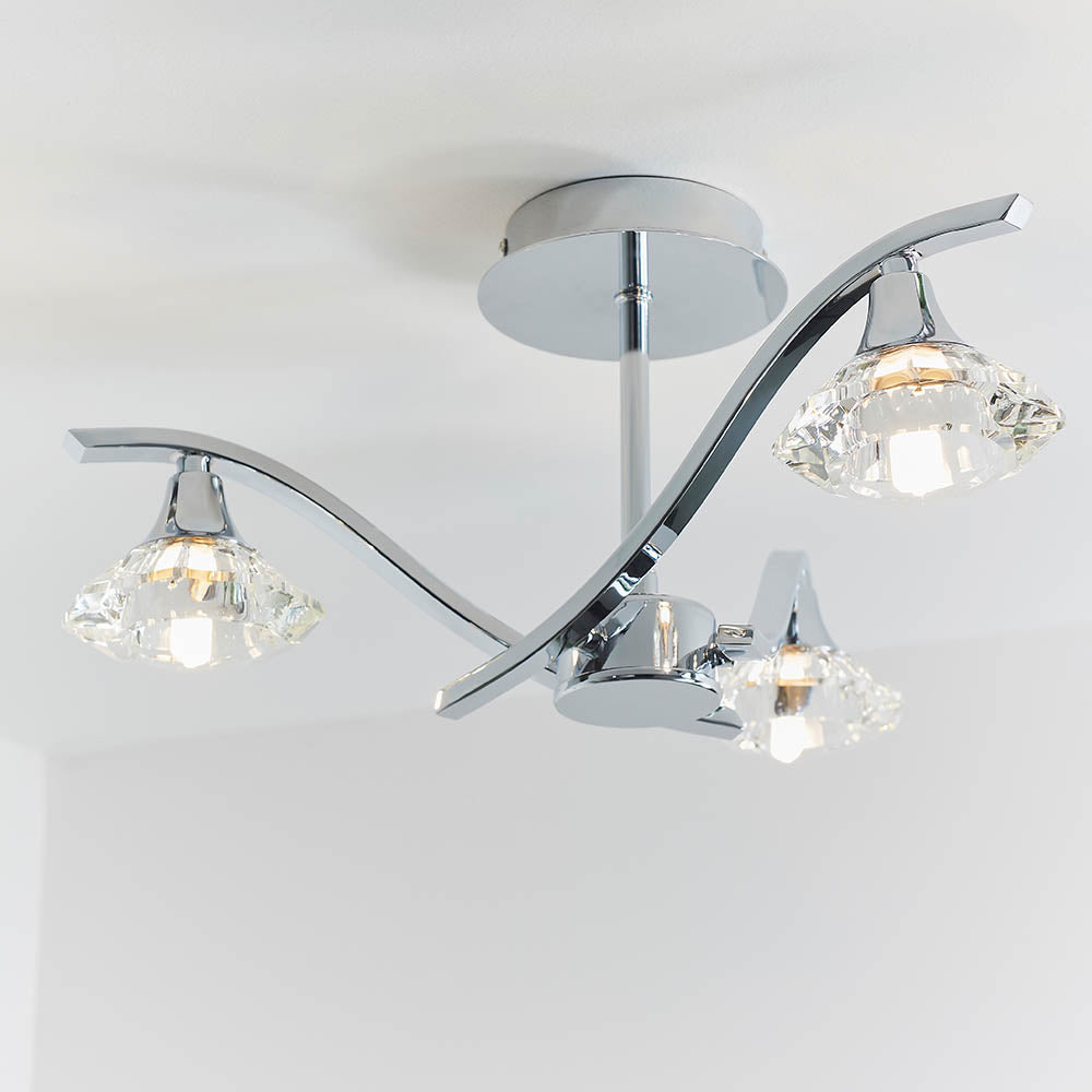 Langella 3 Light Semi Flush