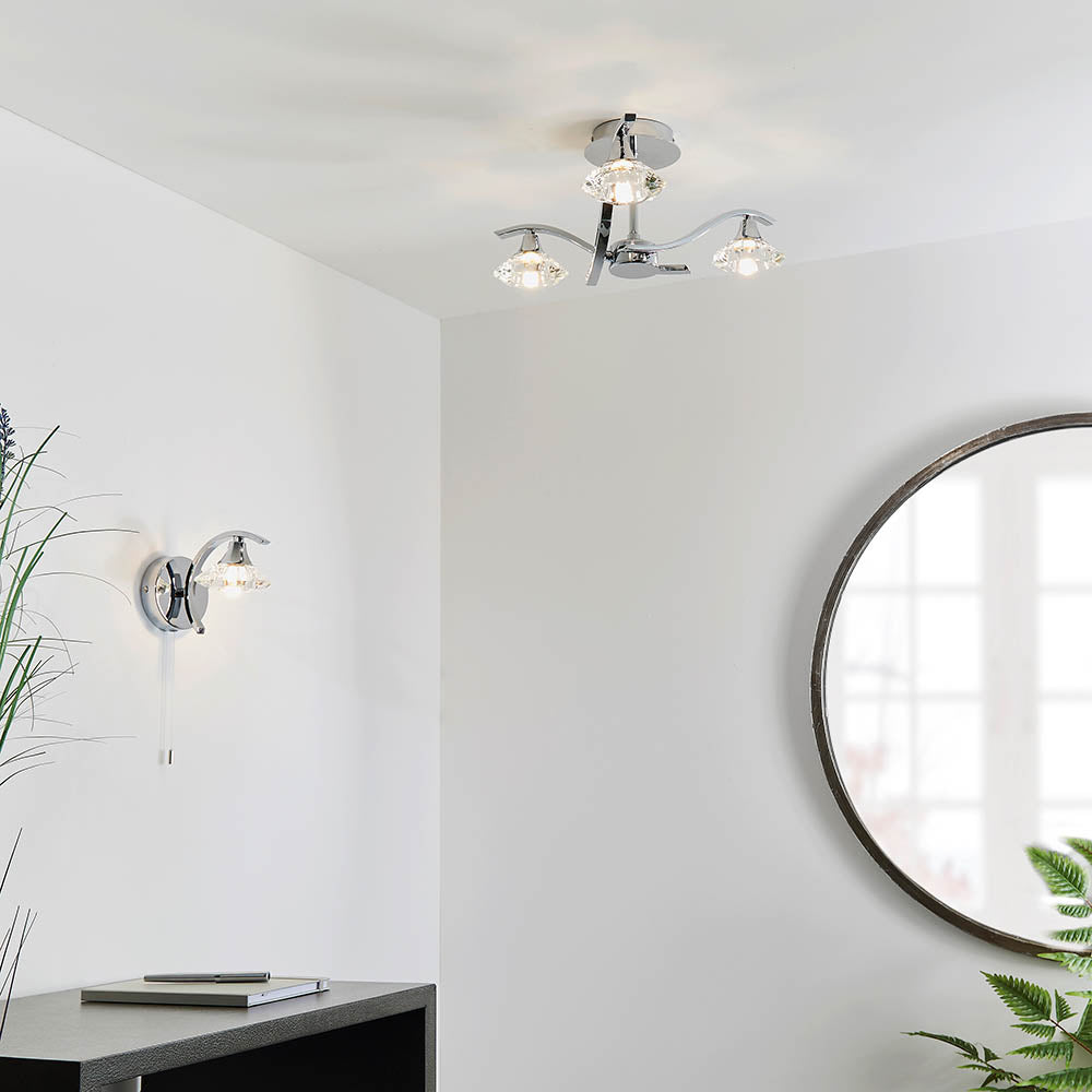 Langella 3 Light Semi Flush