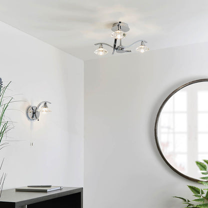 Langella 3 Light Semi Flush