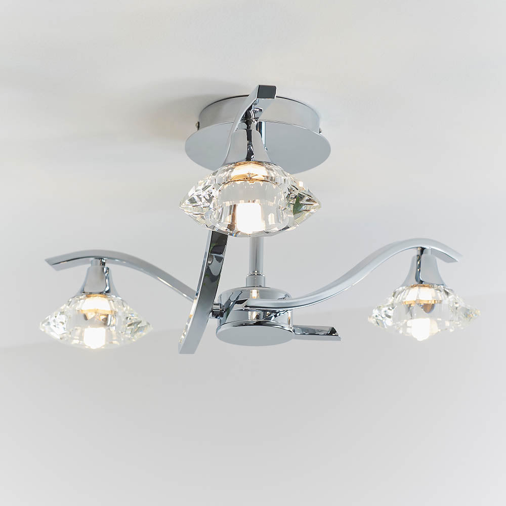 Langella 3 Light Semi Flush