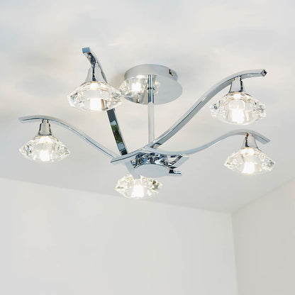Langella 5 Light Semi Flush