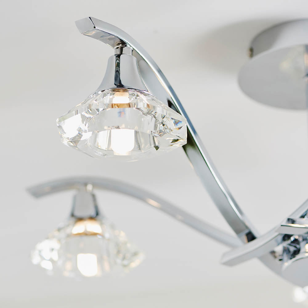 Langella 5 Light Semi Flush