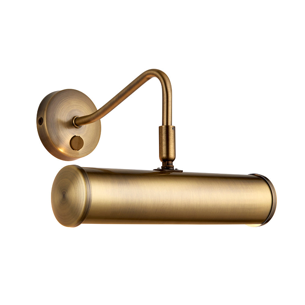 Turner 230mm Wall Light Antique Brass