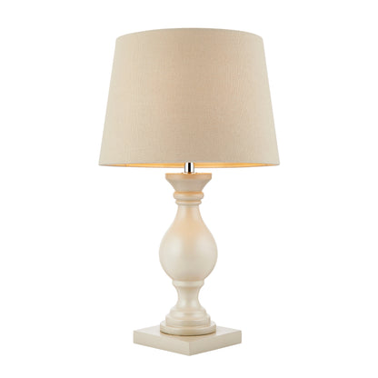 Marsham 1 Light Table Lamp Ivory