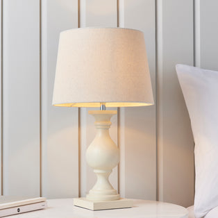 Marsham 1 Light Table Lamp Ivory