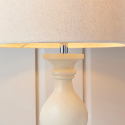 Marsham 1 Light Table Lamp Ivory