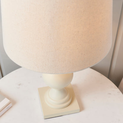 Marsham 1 Light Table Lamp Ivory