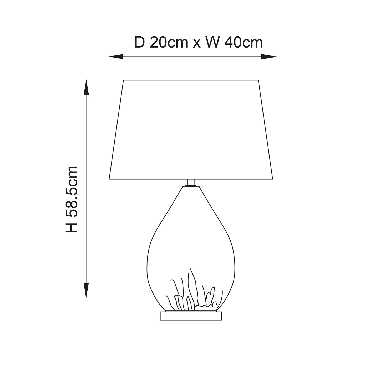 Kew Table Lamp Mink