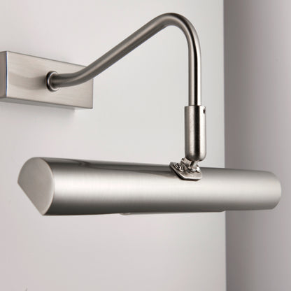 Satin Chrome LED Picture Wall Light
