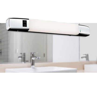 Slimline LED Polished Chrome Shaver Bathroom Light