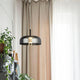 Frisbee LED Black Ceiling Pendant