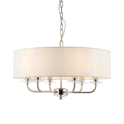 Nixon 6 Light Pendant Nickel