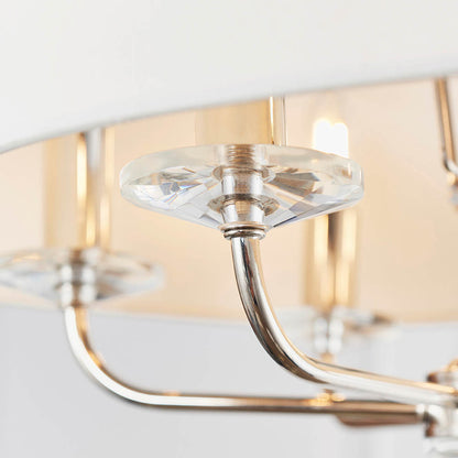 Nixon 6 Light Pendant Nickel