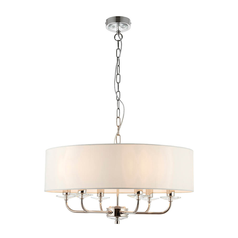 Nixon 6 Light Pendant Nickel