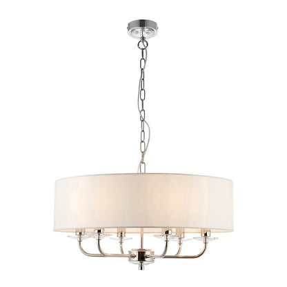 Nixon 6 Light Pendant Nickel
