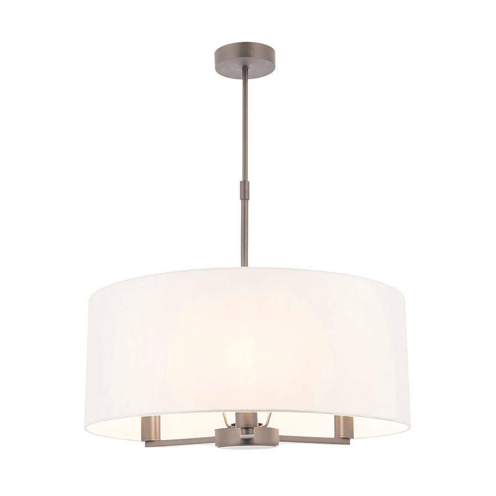 Daley Shaded 3 Light Pendant Nickel
