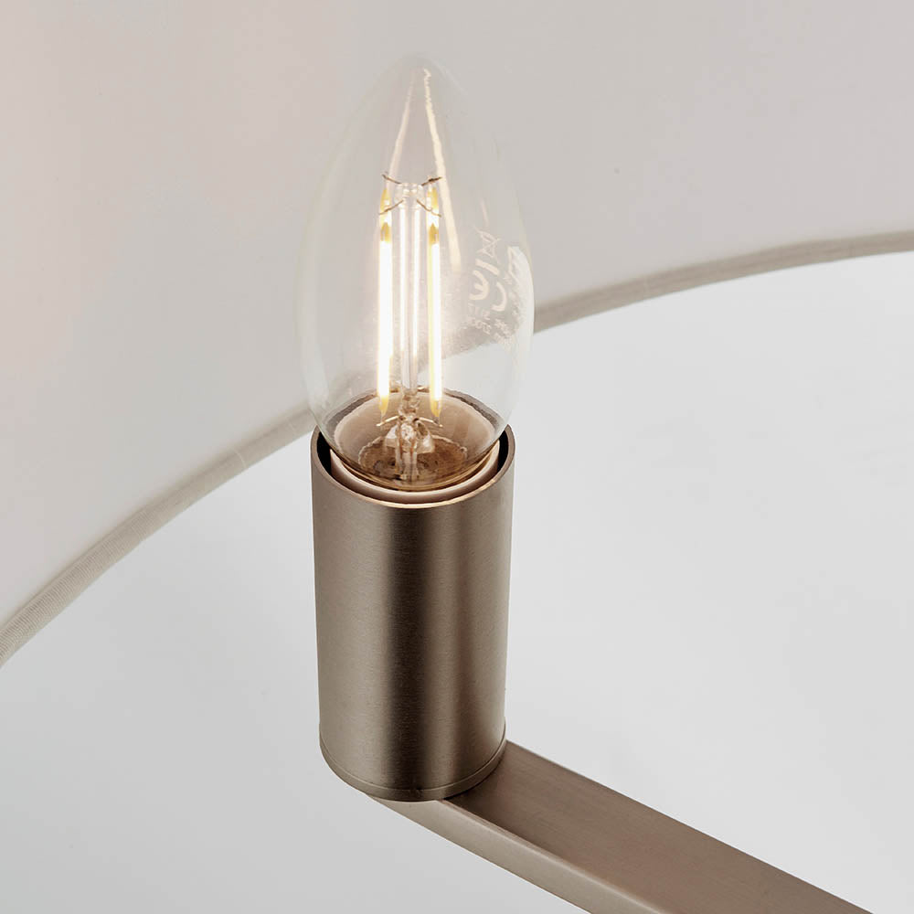 Daley Shaded 3 Light Pendant Nickel