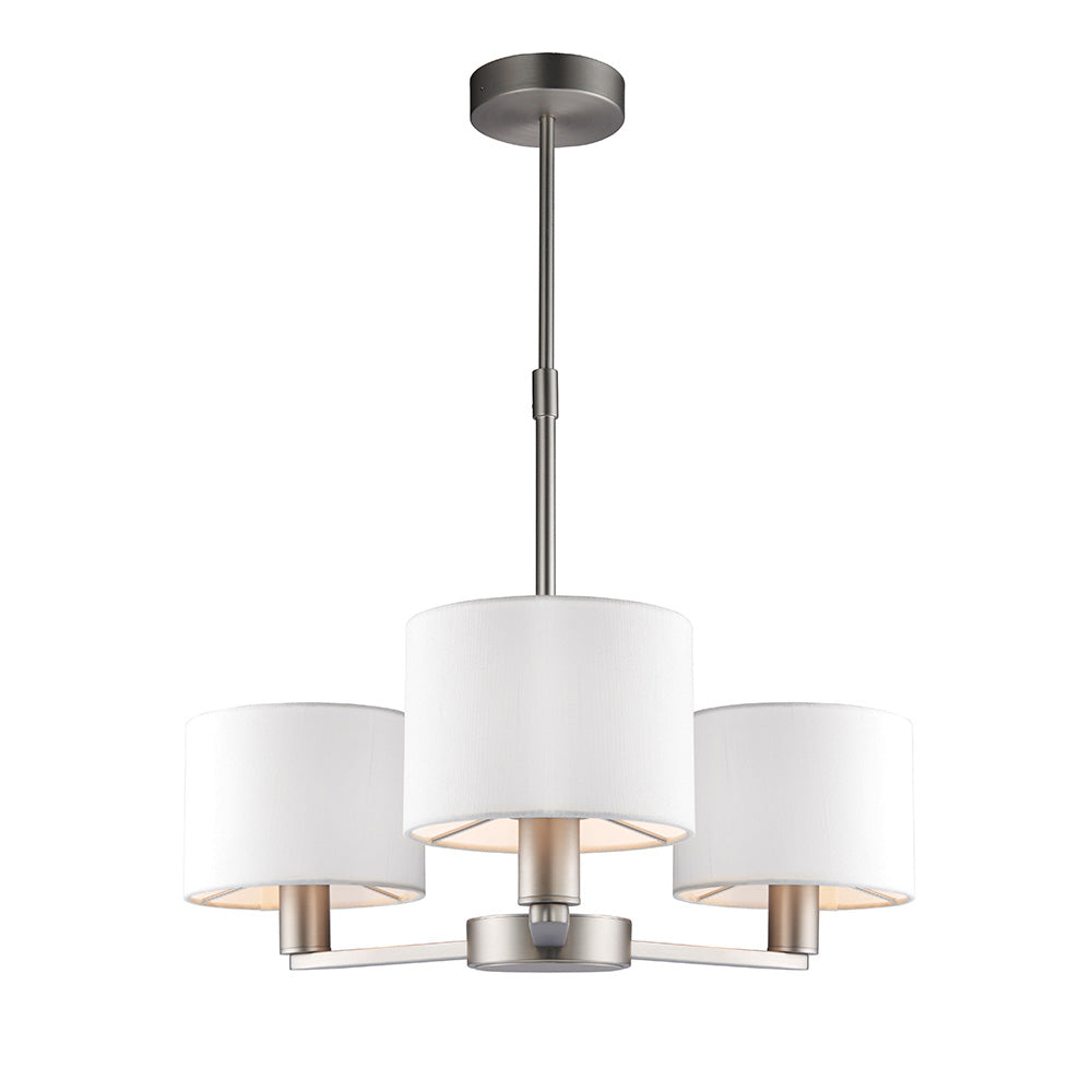 Daley 3 Light Pendant Nickel