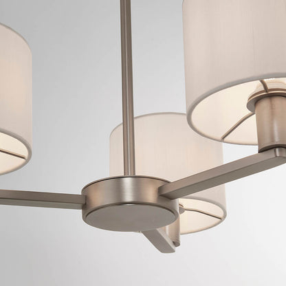 Daley 3 Light Pendant Nickel
