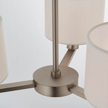 Daley 3 Light Pendant Nickel