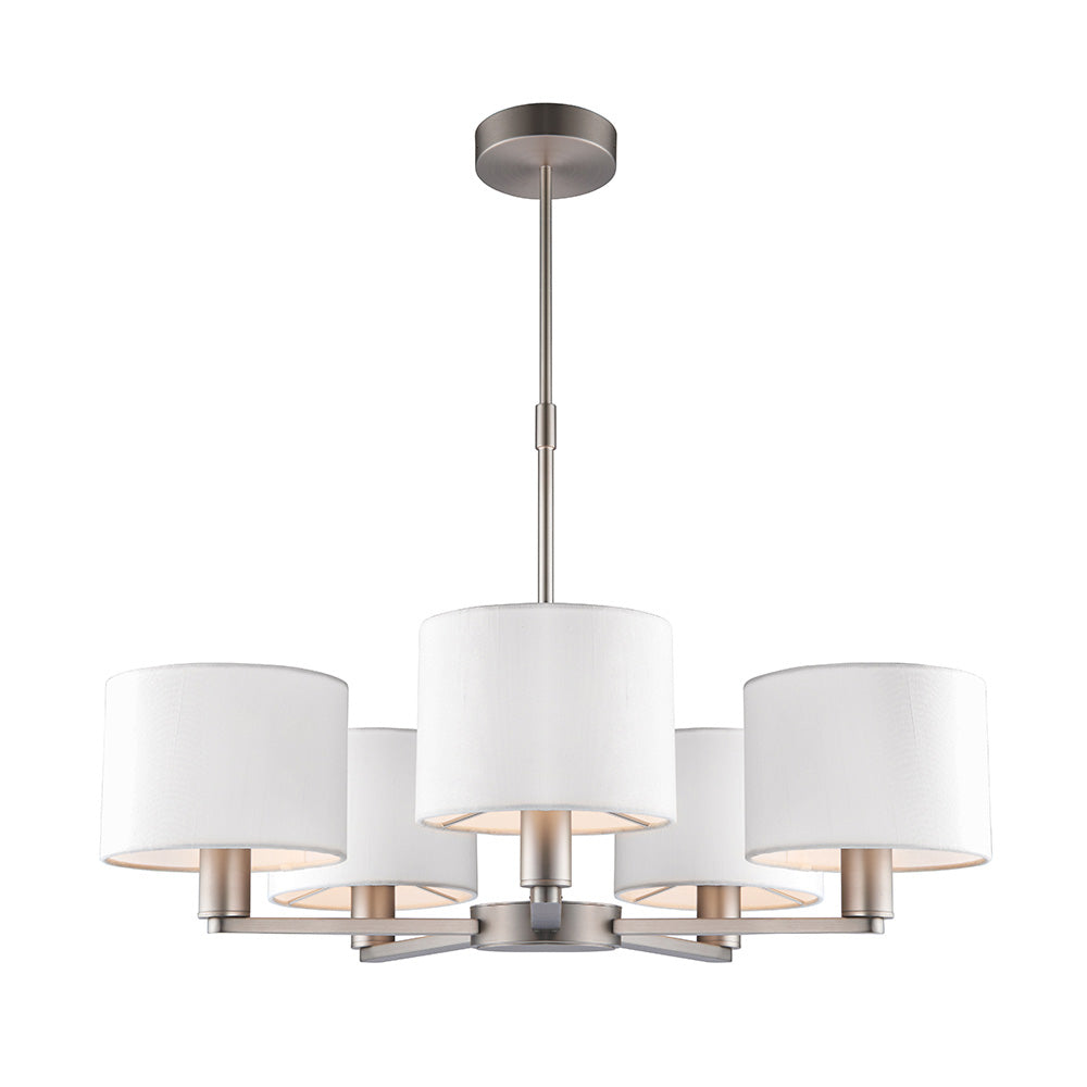 Daley 5 Light Pendant Nickel
