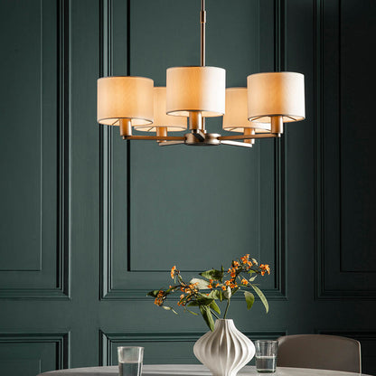 Daley 5 Light Pendant Nickel