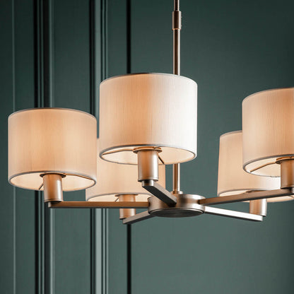 Daley 5 Light Pendant Nickel