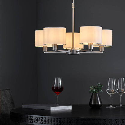 Daley 5 Light Pendant Nickel