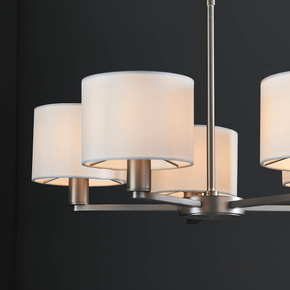 Daley 5 Light Pendant Nickel