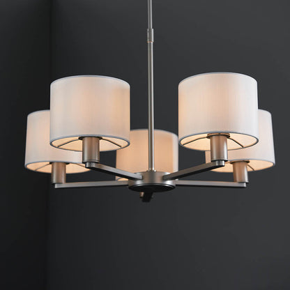 Daley 5 Light Pendant Nickel