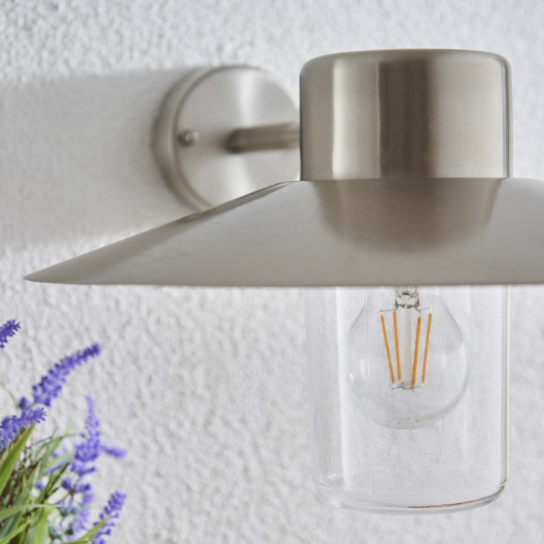 Fenwick Stainless Steel IP44 Outdoor Wall Light
