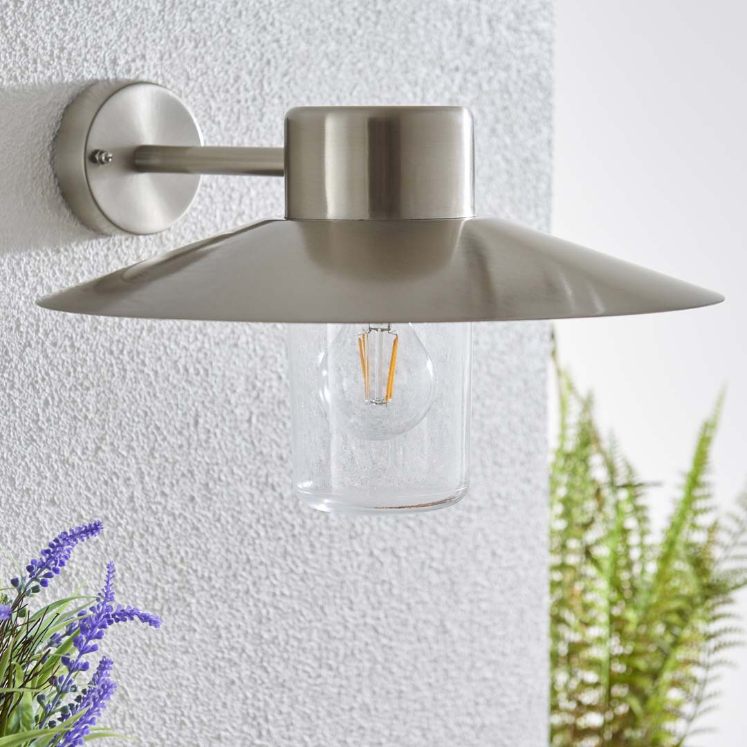 Fenwick Stainless Steel IP44 Outdoor Wall Light