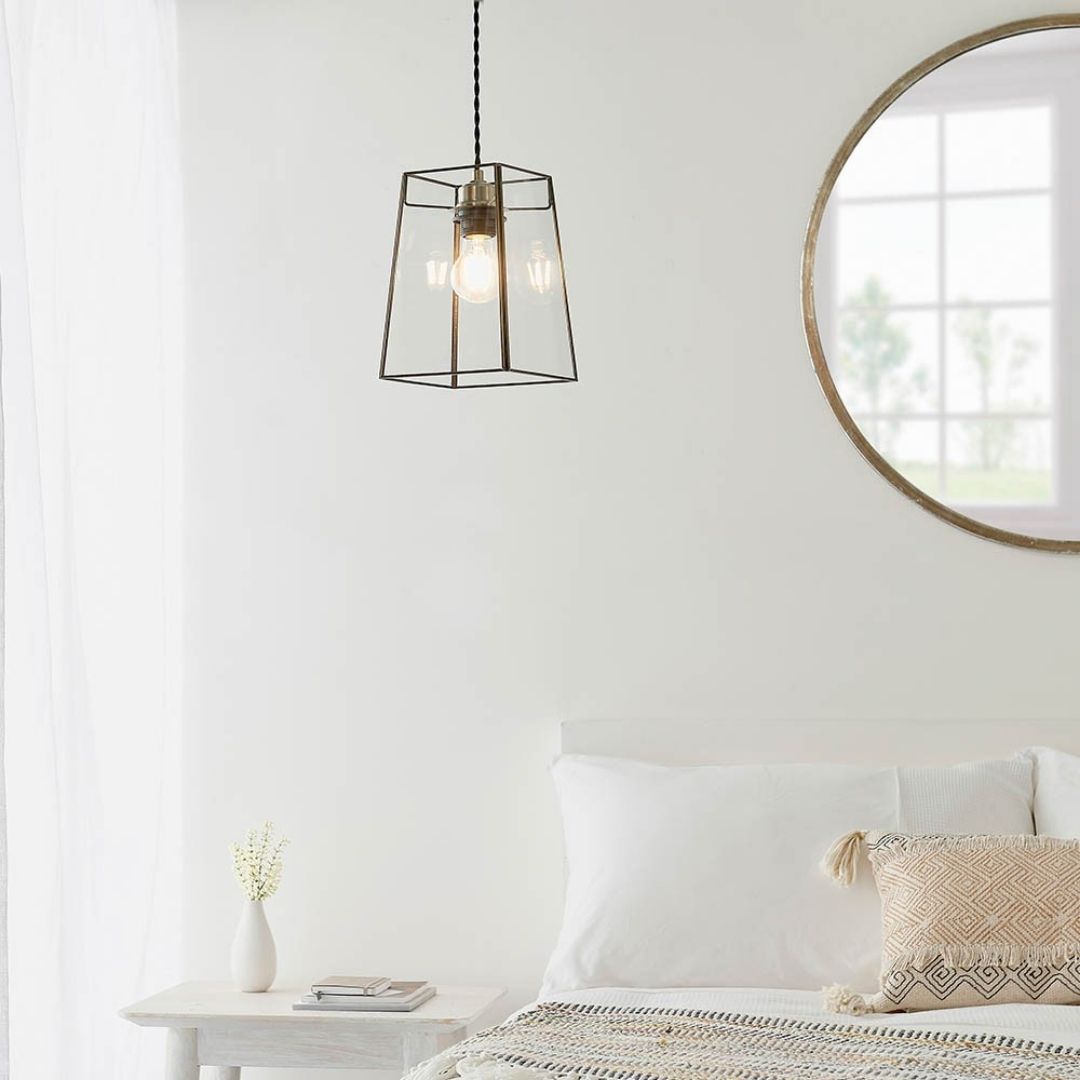 Beaumont Antique Brass Easy-Fit Pendant