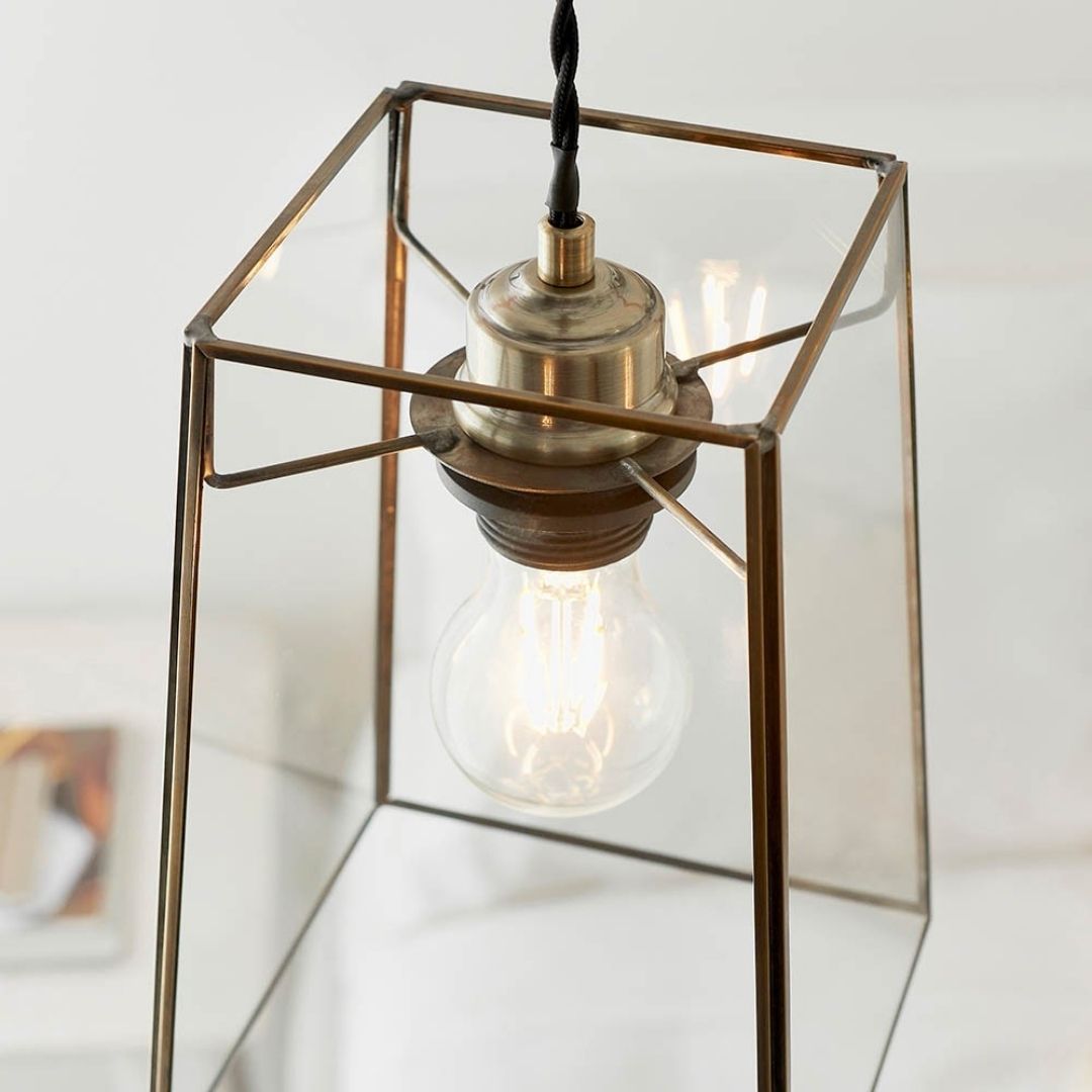 Beaumont Antique Brass Easy-Fit Pendant