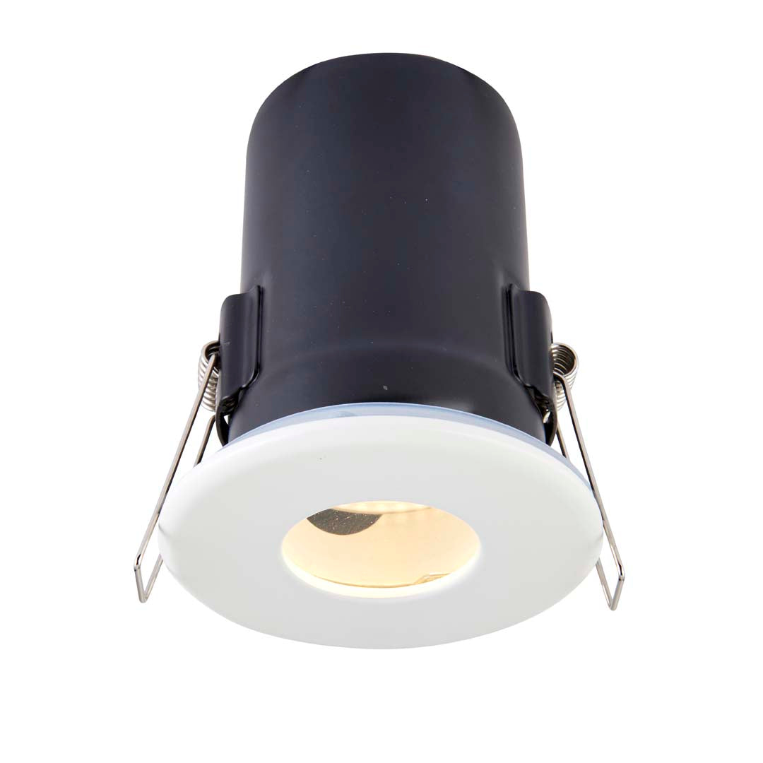 Shield Shower White Downlighter Firerated IP65