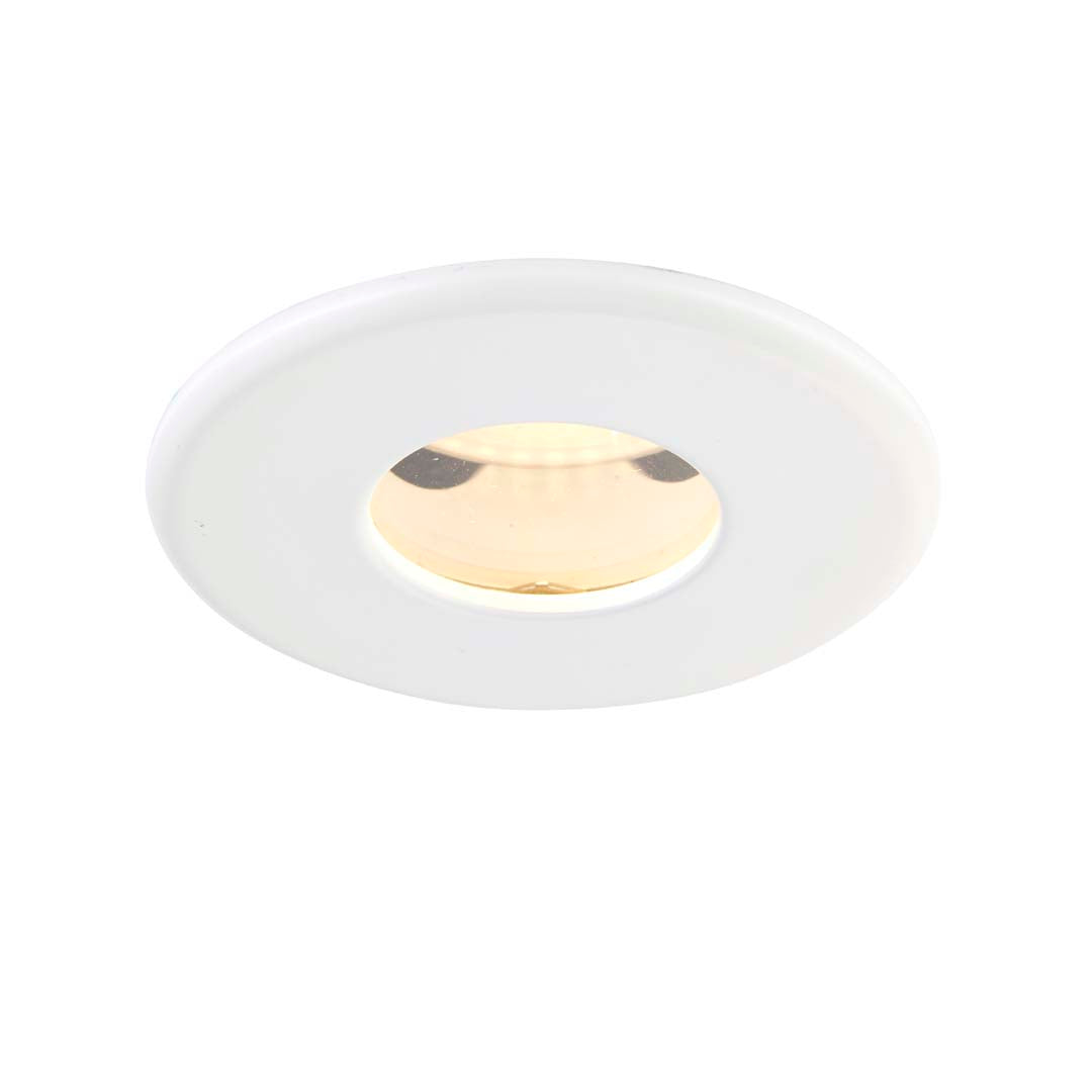 Shield Shower White Downlighter Firerated IP65