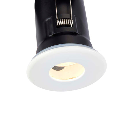 Shield Shower White Downlighter Firerated IP65