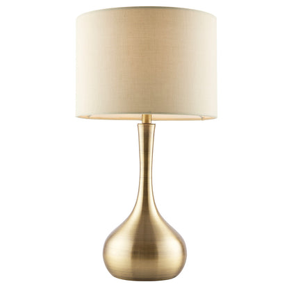 Piccadilly 1 Light Table Lamp Brass