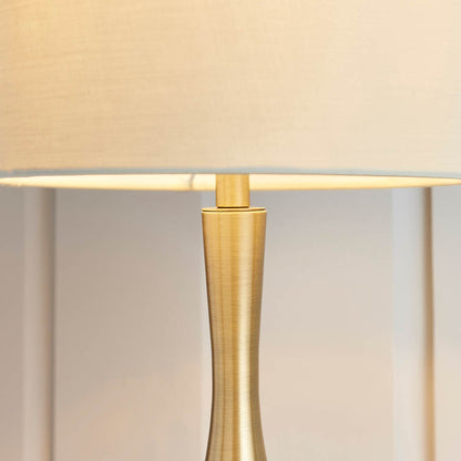 Piccadilly 1 Light Table Lamp Brass