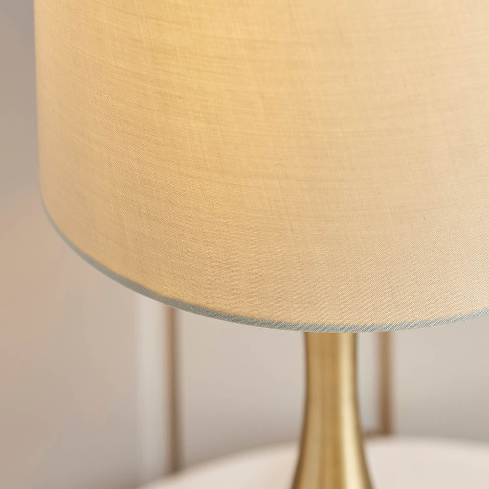 Piccadilly 1 Light Table Lamp Brass